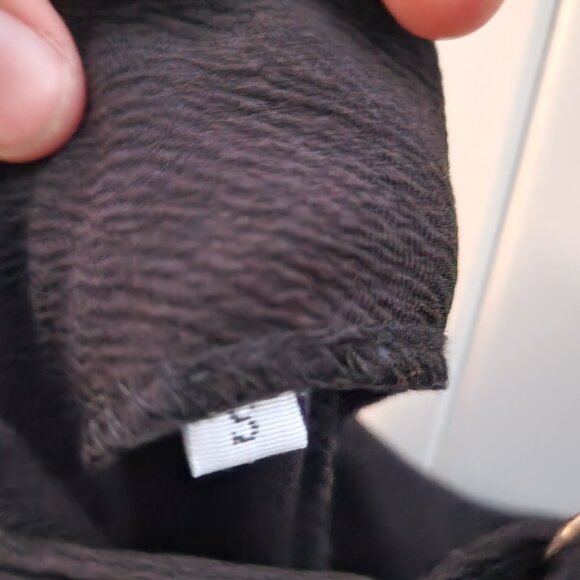 Women's Suspender Skirt Basic High Waist Versatile Flared Skater S-BLACK - Picture 4 of 4